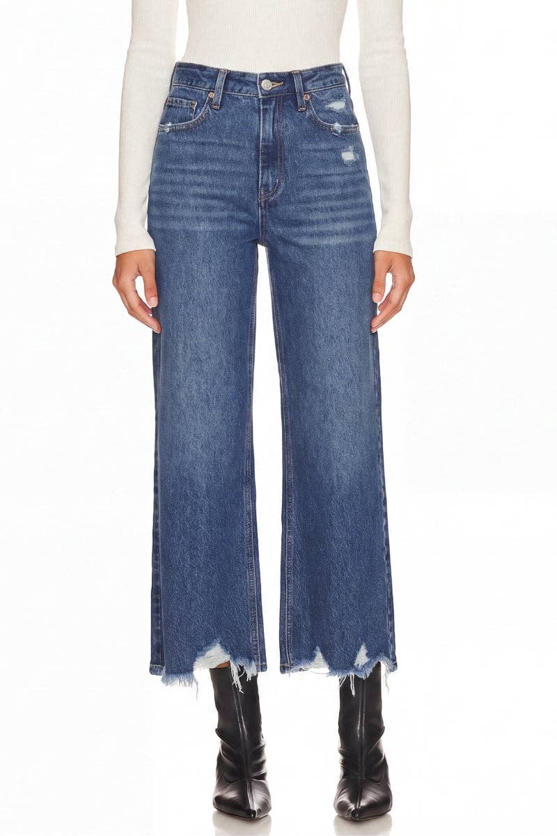 Hybrid Style Ultra High Rise Relaxed Flare Jeans