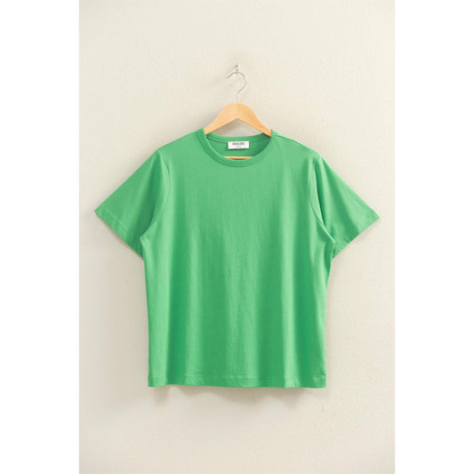 Oversized Short Sleeve Crew Neck T-Shirt