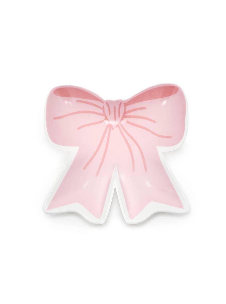 Pink Bow Trinket Tray