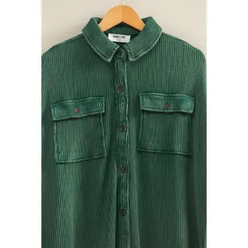 Oversized Mineral Washed Shacket