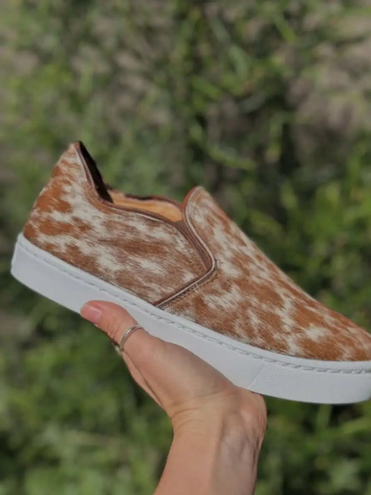 PRE-ORDER Cowhide Tennis Shoes