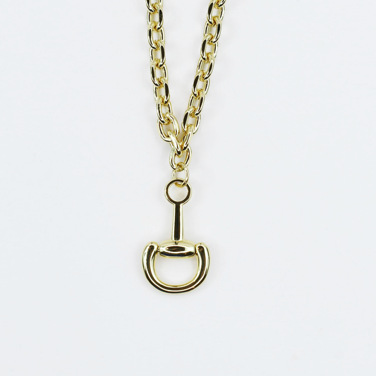 Golden Bit Necklace