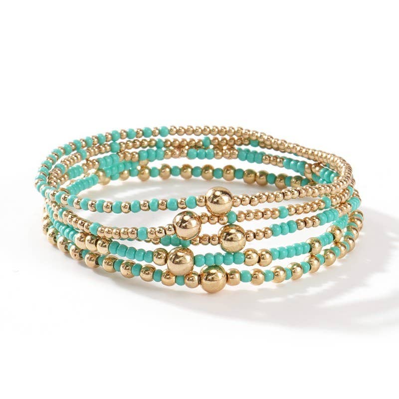 Beaded Stretch Bracelet Set