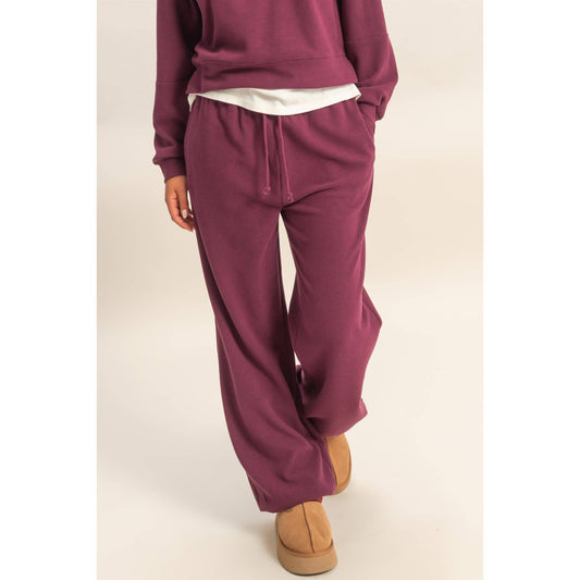 Soft Ribbed Drawstring Jogger Pants (COMING SOON)