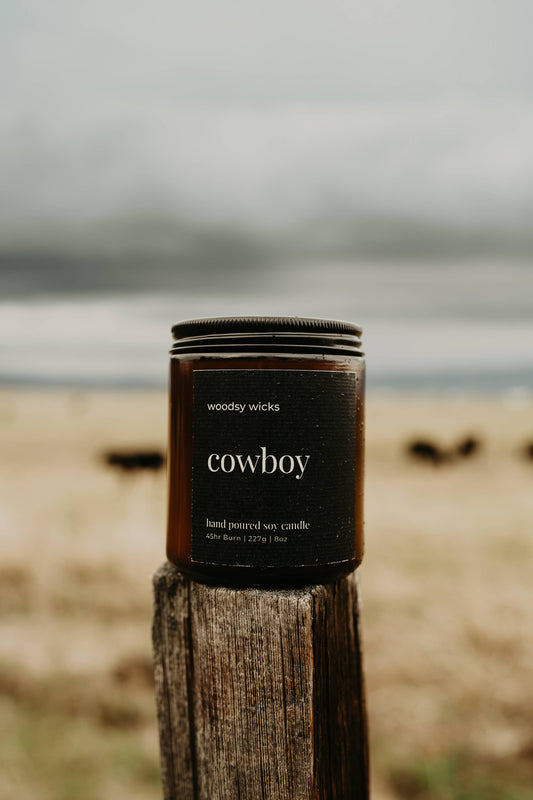 Cowboy Scented Western Candle