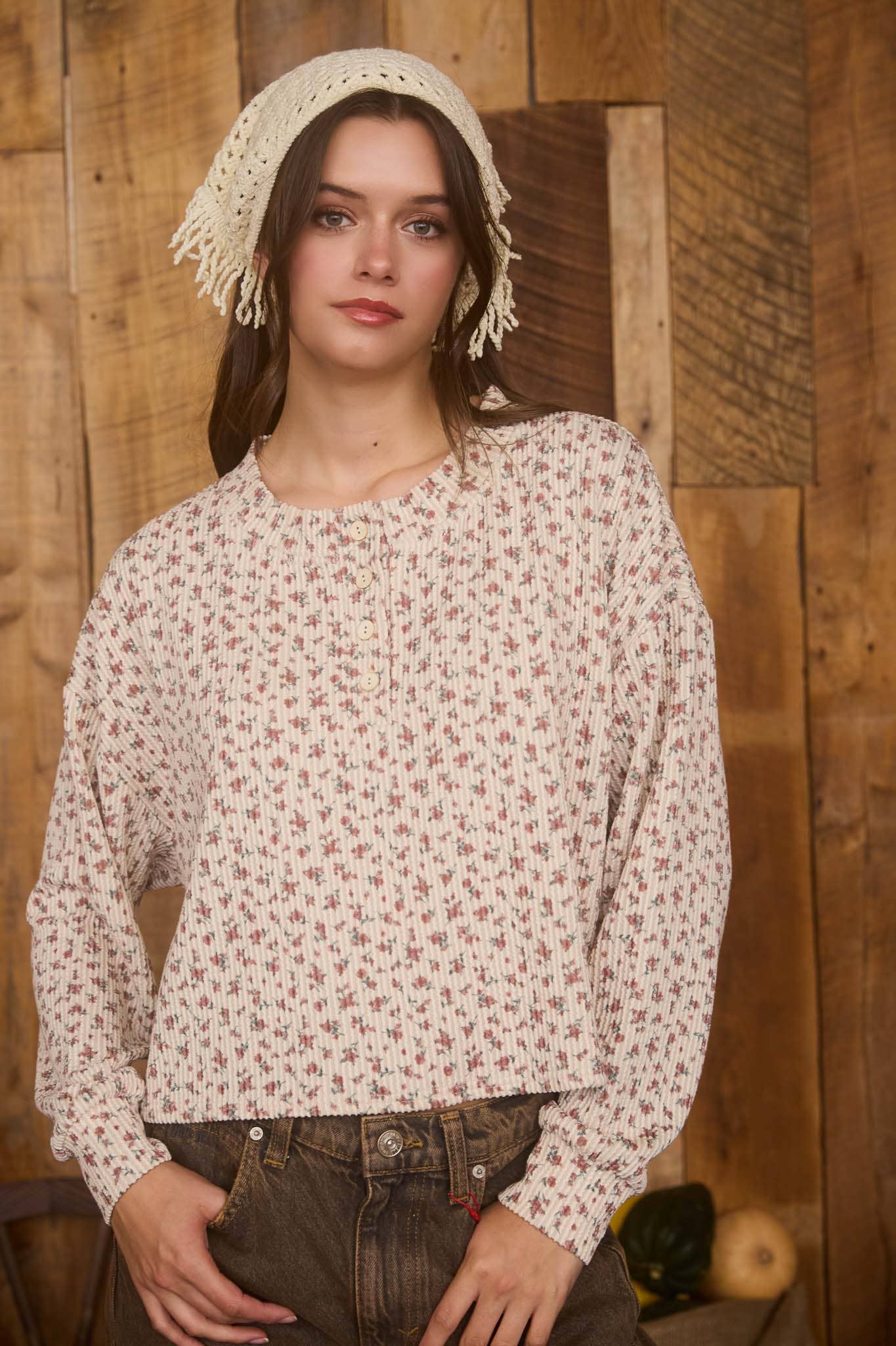 Floral Long Sleeve Top