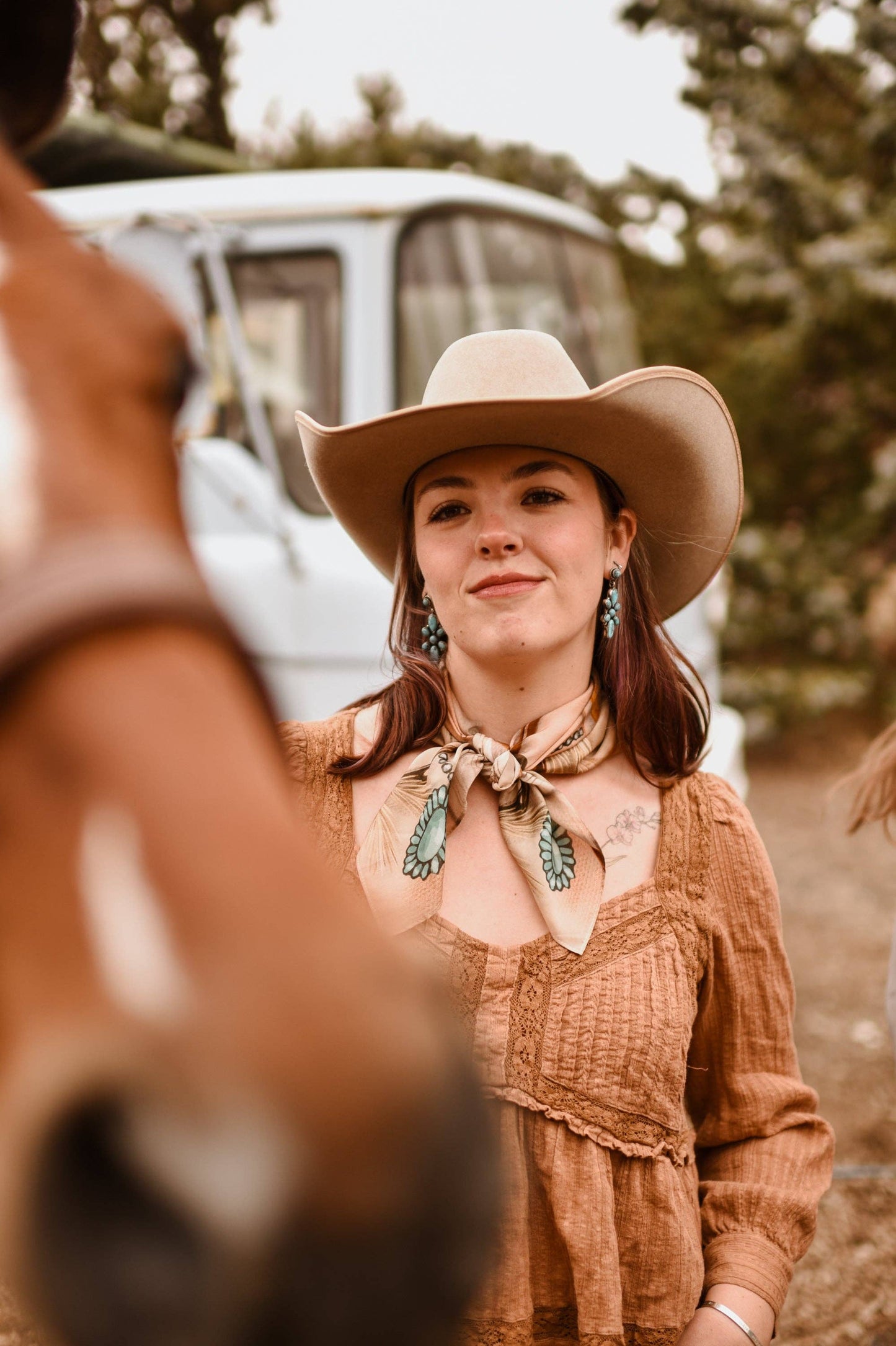 Cowgirl Curiosities Wild Rag Western Silk Scarf