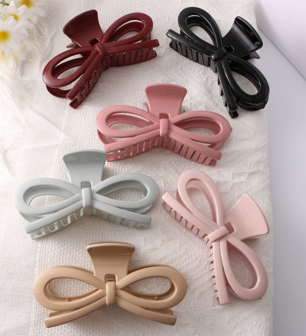Jumbo Bow Claw Clip