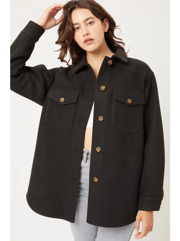 Fleece Oversized Jacket