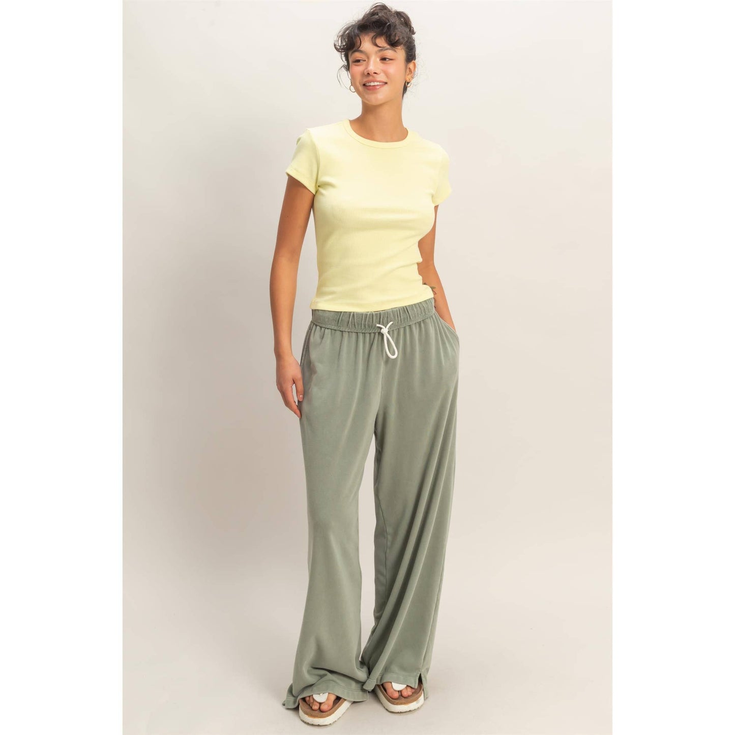 Basic Ribbed Short Sleeve Top