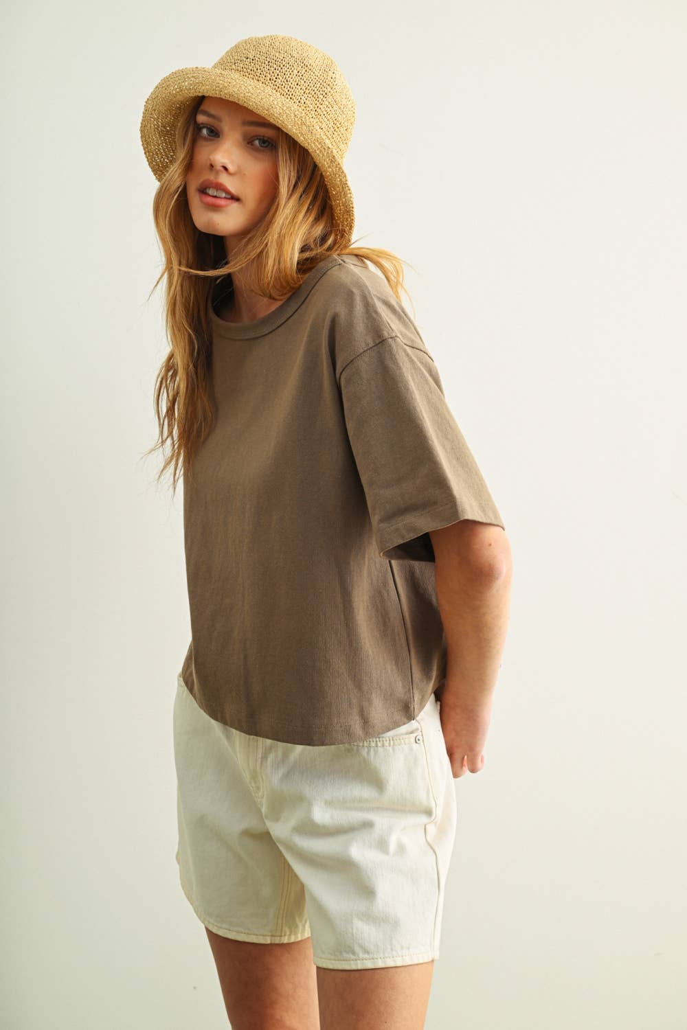 Natural Cotton Basic Top