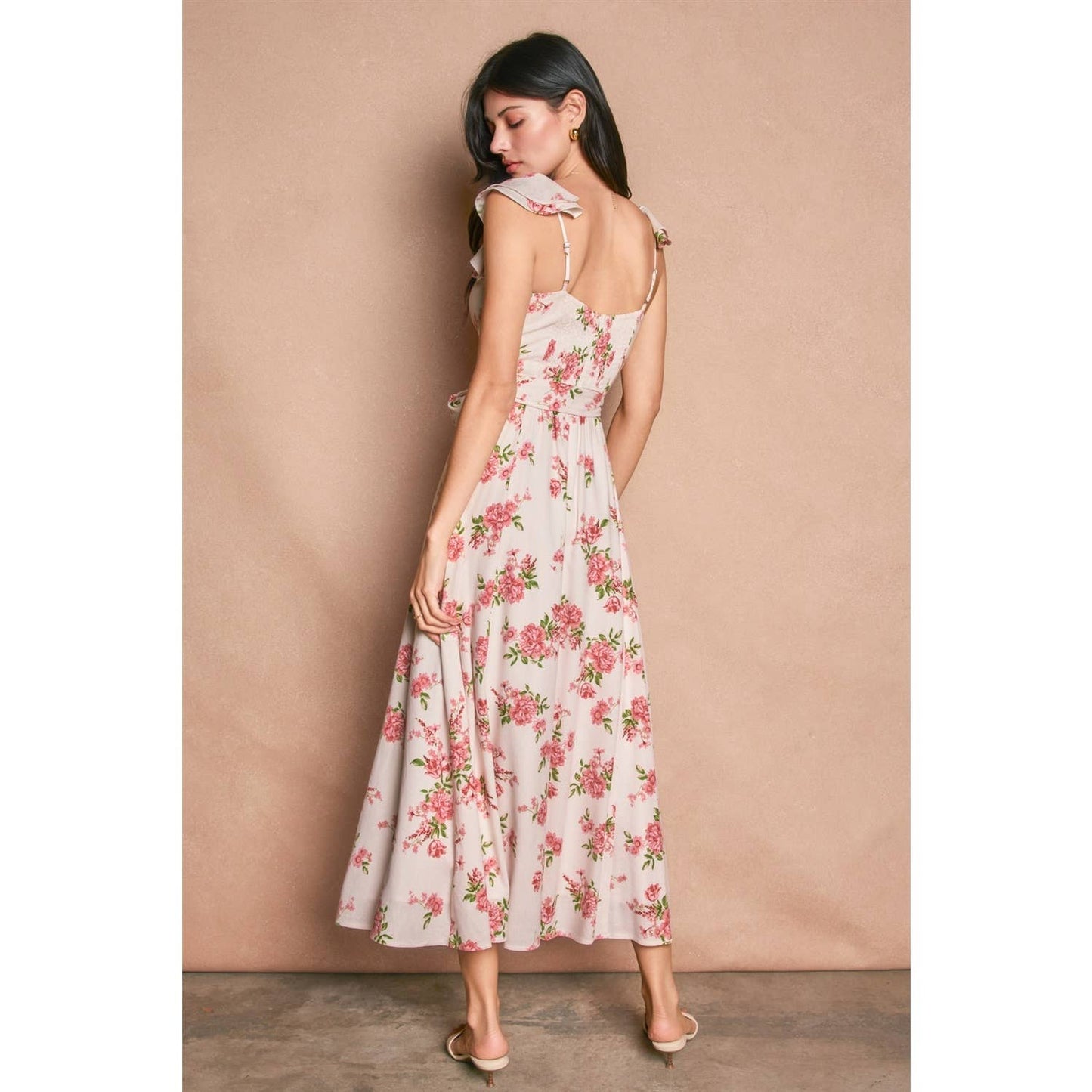 Love Galore Corset Flutter Dress