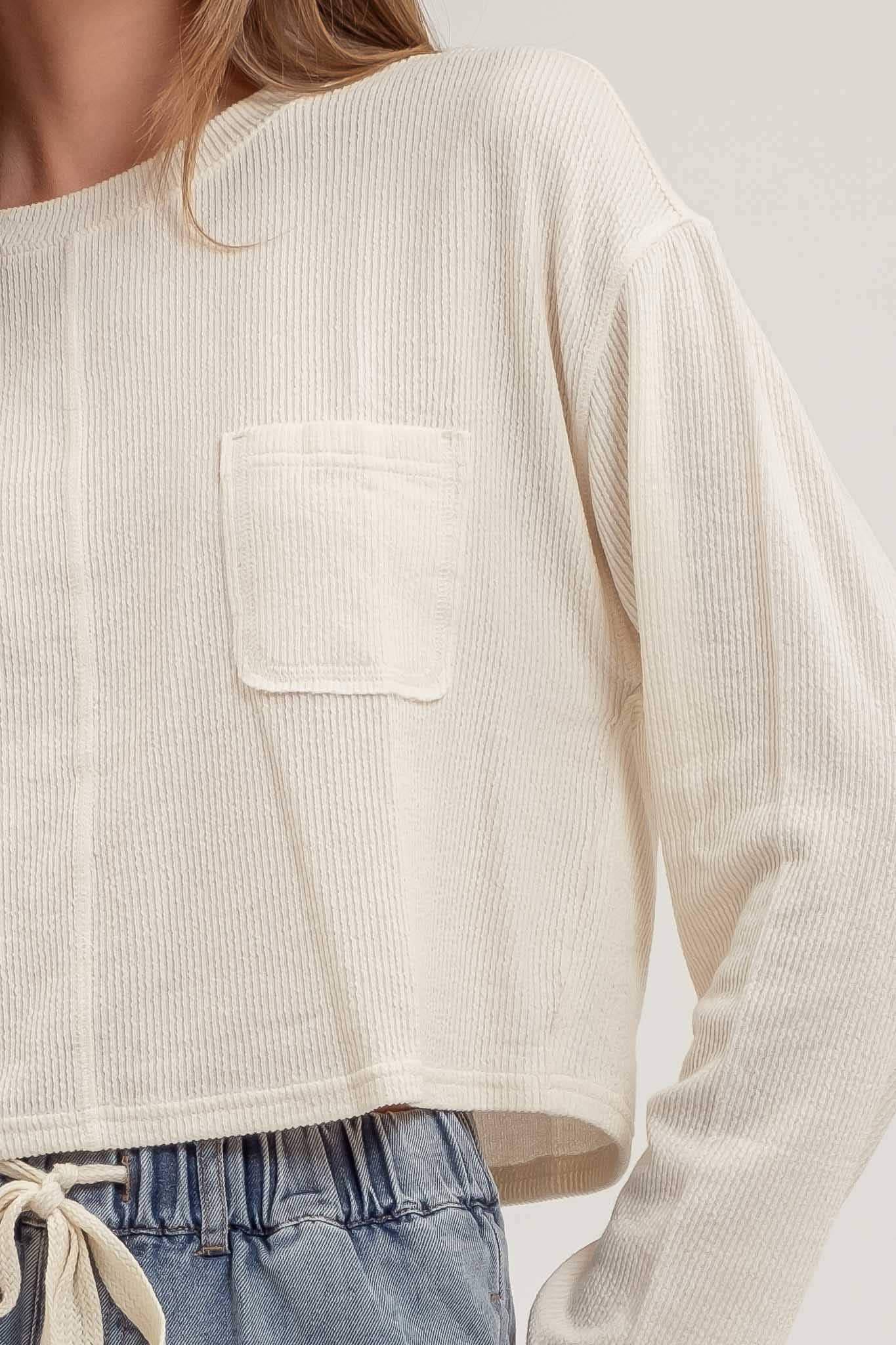 Long Sleeve Knit Top