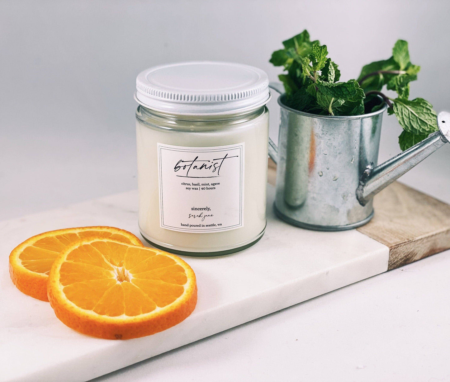 Botanist Candle - Citrus, Basil, Mint