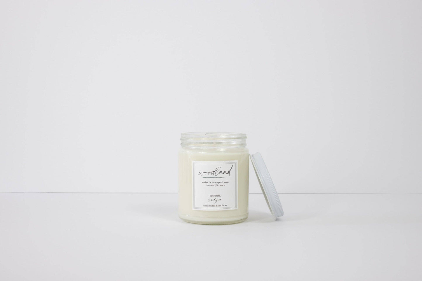 Woodland Candle - Cedar, Fir, Moss,  Lemonpeel