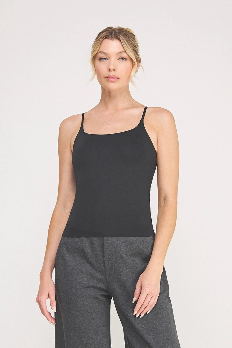 Cami Bralette with Lace Panel Detail