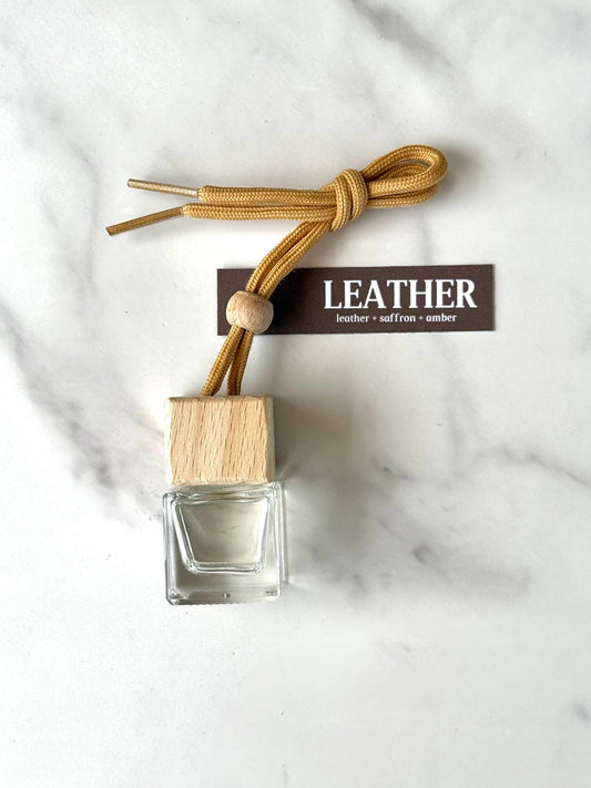 Leather Car diffuser freshener