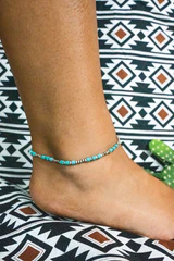 Navajo & Turquoise Anklets