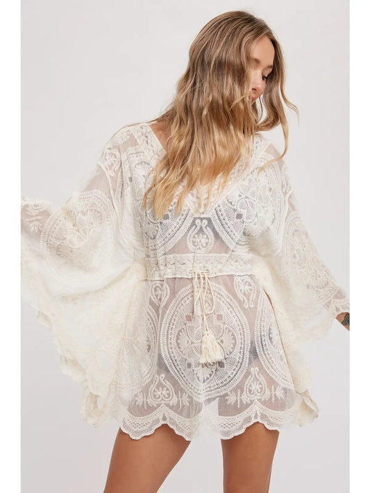 Boho Lace Cover Up