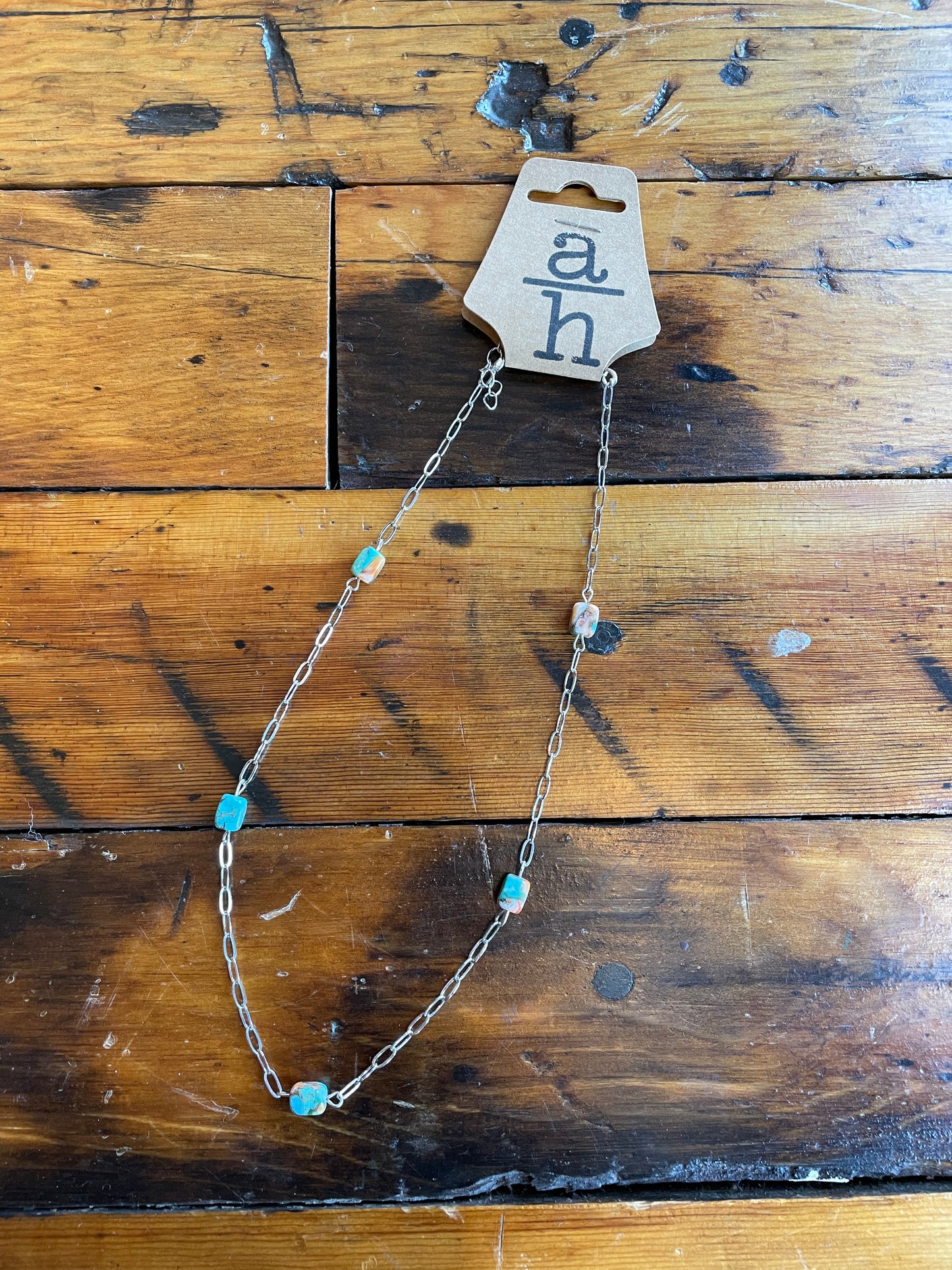 Chain Choker with Turquoise