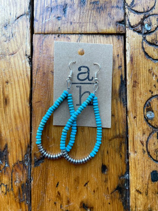 Turquoise Teardrop Dangles