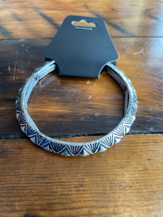 Western Texture Stretch Bracelet