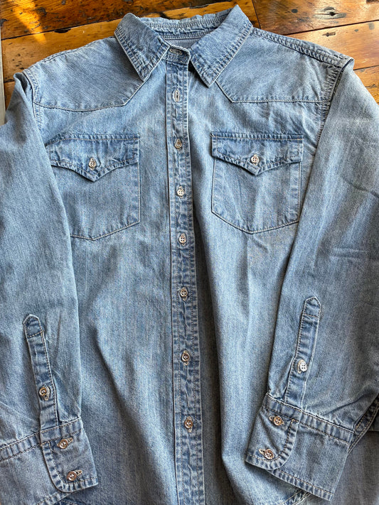 Button Up Denim Shirt