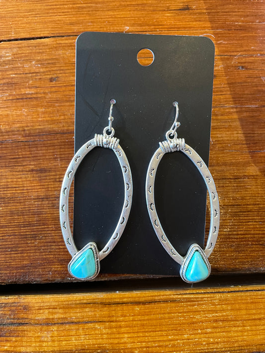 Boho Turquoise Dangles