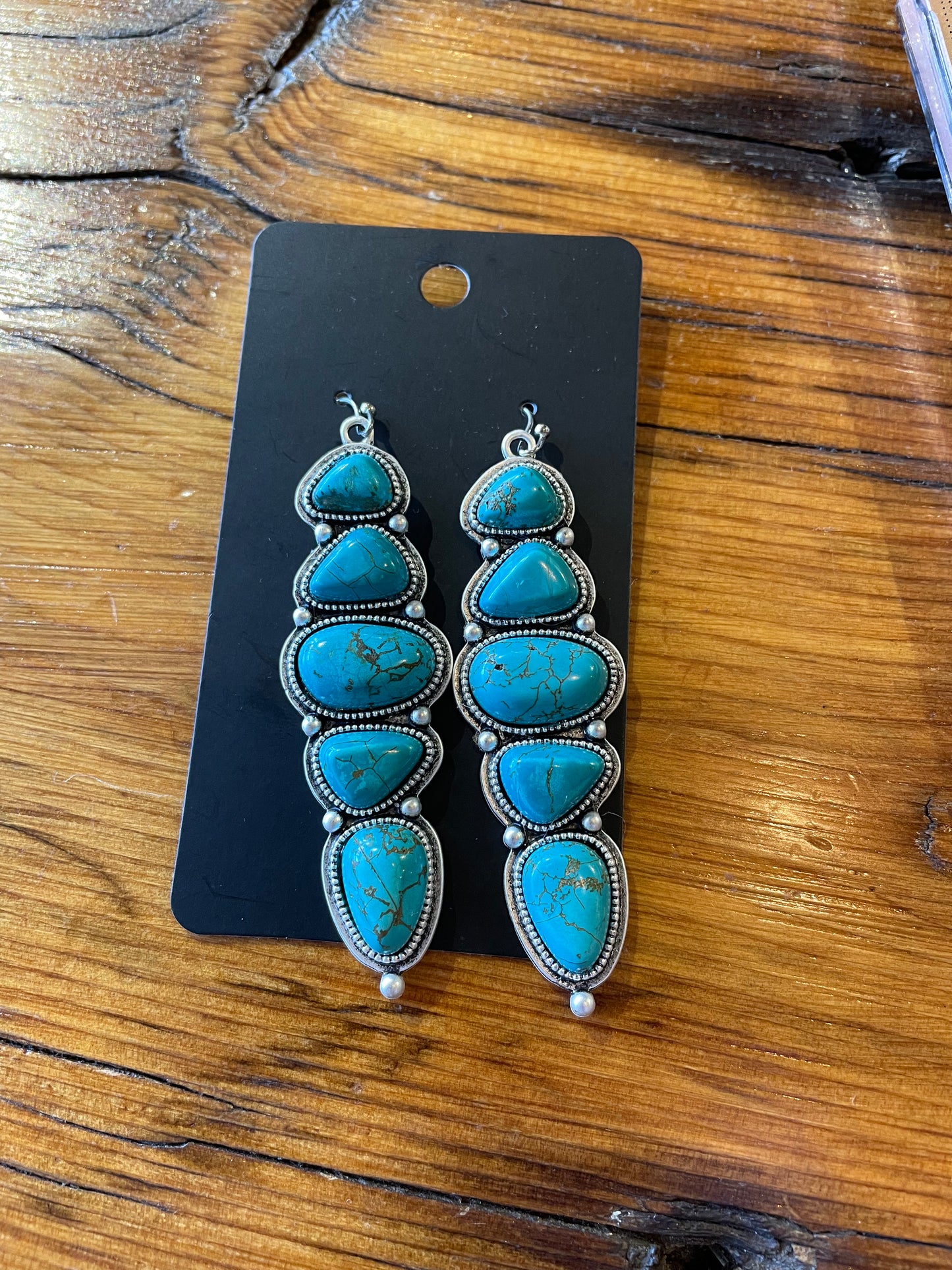 2.5'' Turquoise Cluster Dangles