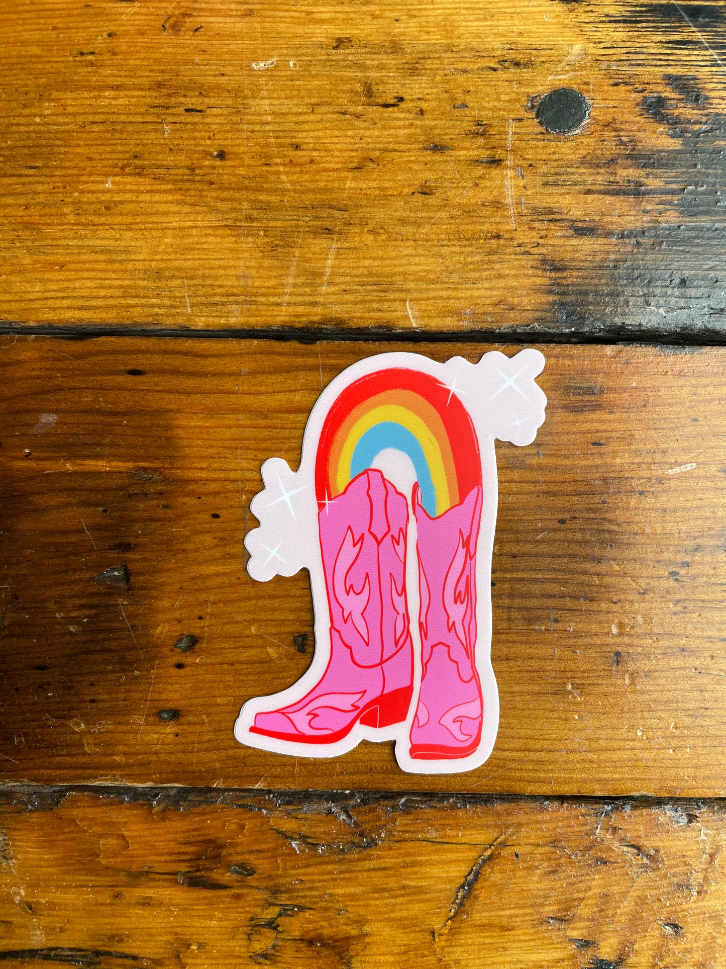 Rainbow Cowgirl Boots