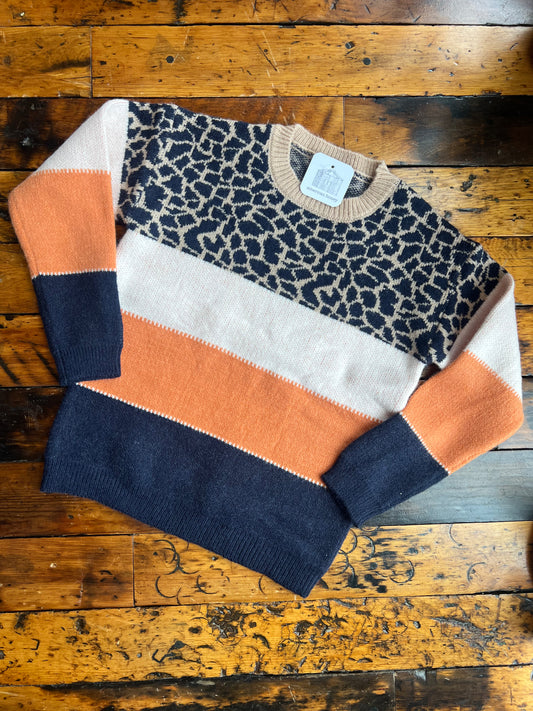 Leopard Knit Sweater